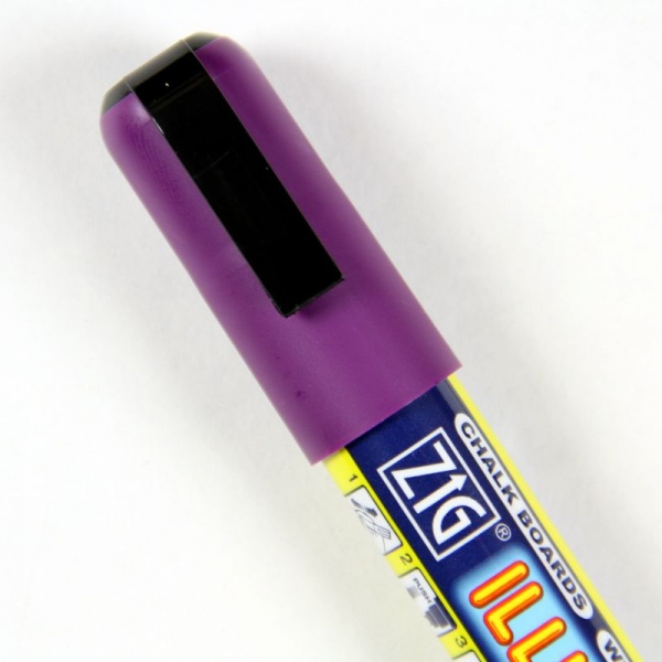 Fluorescent Violet Wet Wipe Pens - 6mm Nib